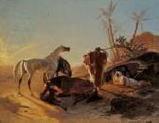 Theodor Horschelt Auction House oil painting